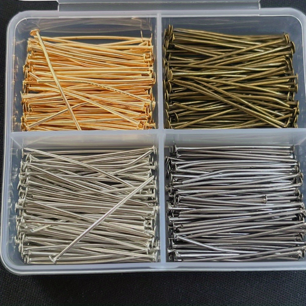 Art Craft Accessories - 400pcs 혼합 철 헤드 핀 30mm