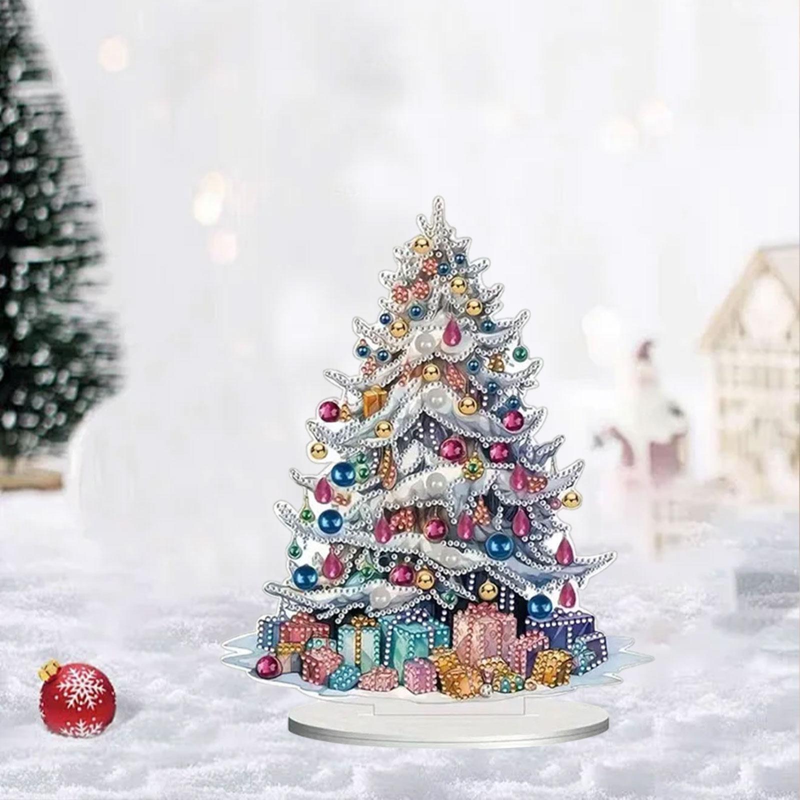 Art And Craft For Xmas - 크리스마스 트리 데스크탑 장식 크리스마스 탁상