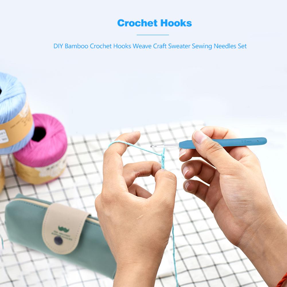 Crochet Hook Set - 코바늘 세트 DIY 의류 바느질용 부드러운