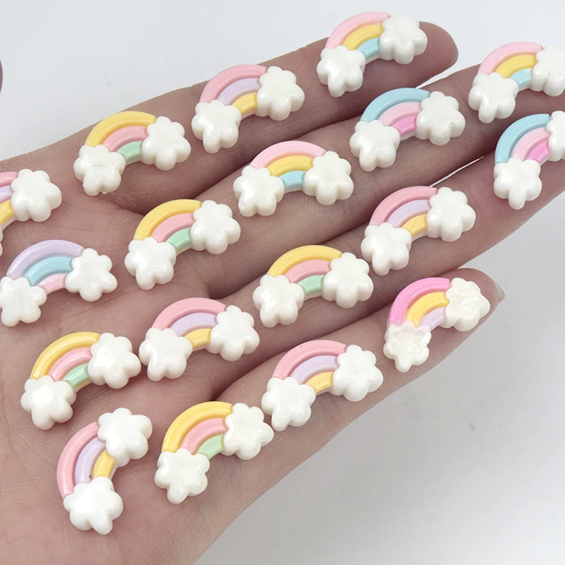 Art Craft 4 Years Old - 30Pcs/300pcs 미니 수지 레인보우 플랫 스크랩북킹