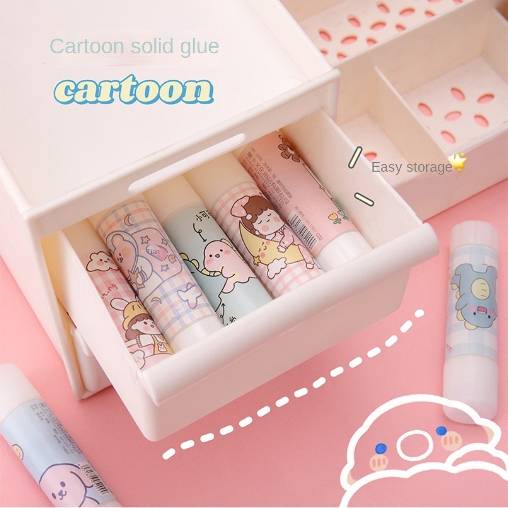 Art Craft 4 Years Old - 실용적인 만화 솔리드 접착제 스틱, 솔리드