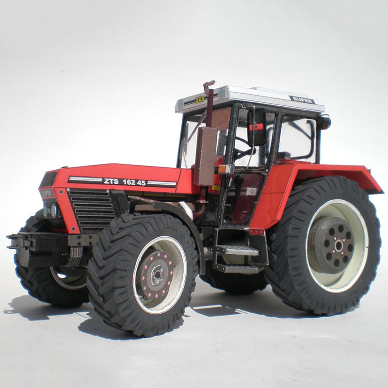 Art Craft Cardboard - Zetor 162 45 트랙터 1:32 체코