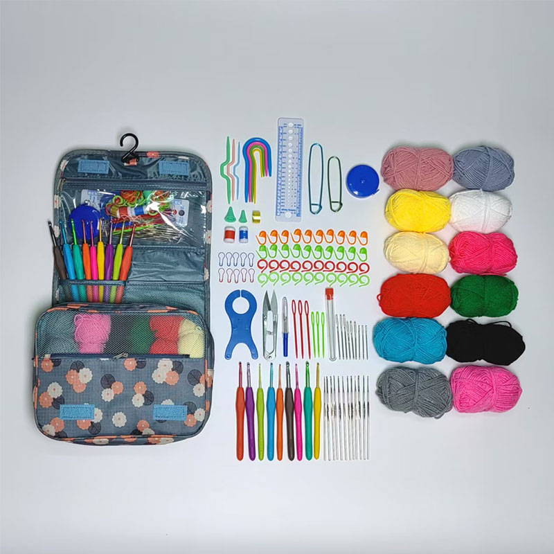 Crochet Hook Set - 119개 크로셰 키트, 뜨개질 키트 (크로셰