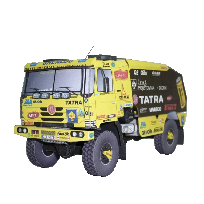 Art Craft Cardboard - Tatra 815 2008 트럭 1:53 다카르