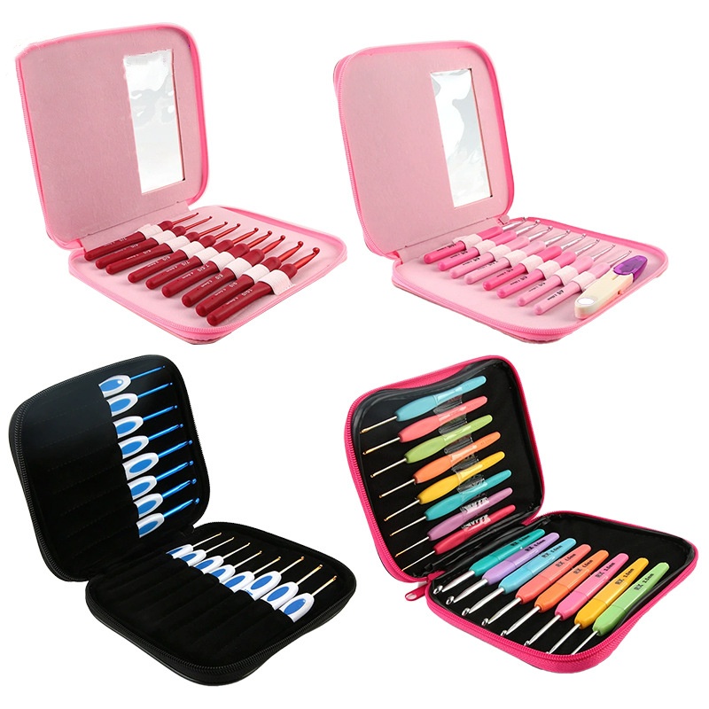 Crochet Hook Set - 9pcs 크로 셰 뜨개질 후크 키트
