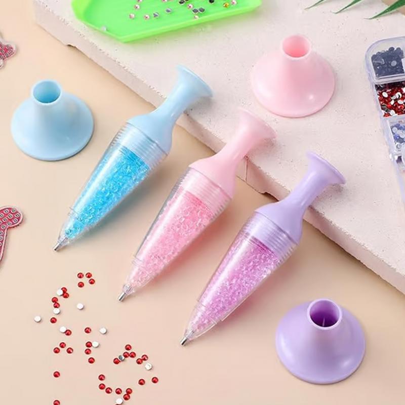 Art Craft Accessories - 꽃병 모양 포인트 드릴 펜, 5D