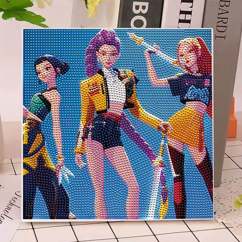 Art Craft Materials - 애니메이션 헌터즈 걸스 루미 밀라 조이