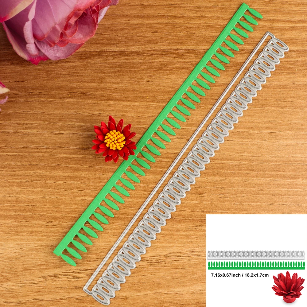 Quilling Paper Strips - 3D 나선형 꽃 절단 다이 꽃
