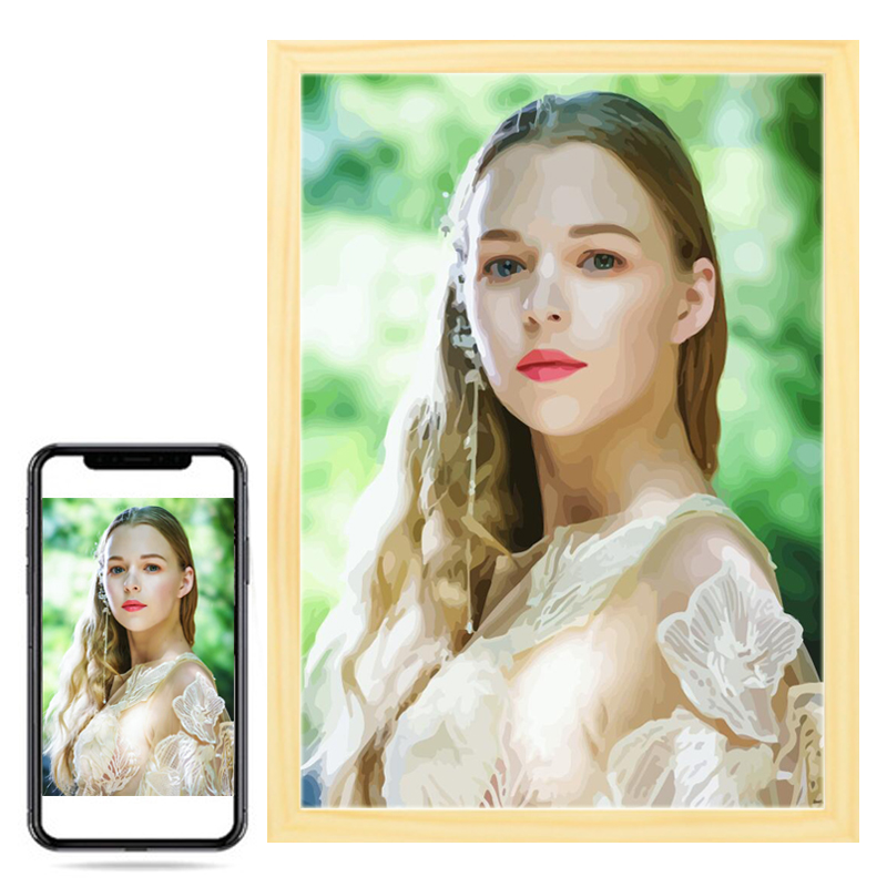 숫자로 사진 사용자 정의 그림 아크릴 페인트 세공 벽  - Art Craft Picture 리뷰 및 가격