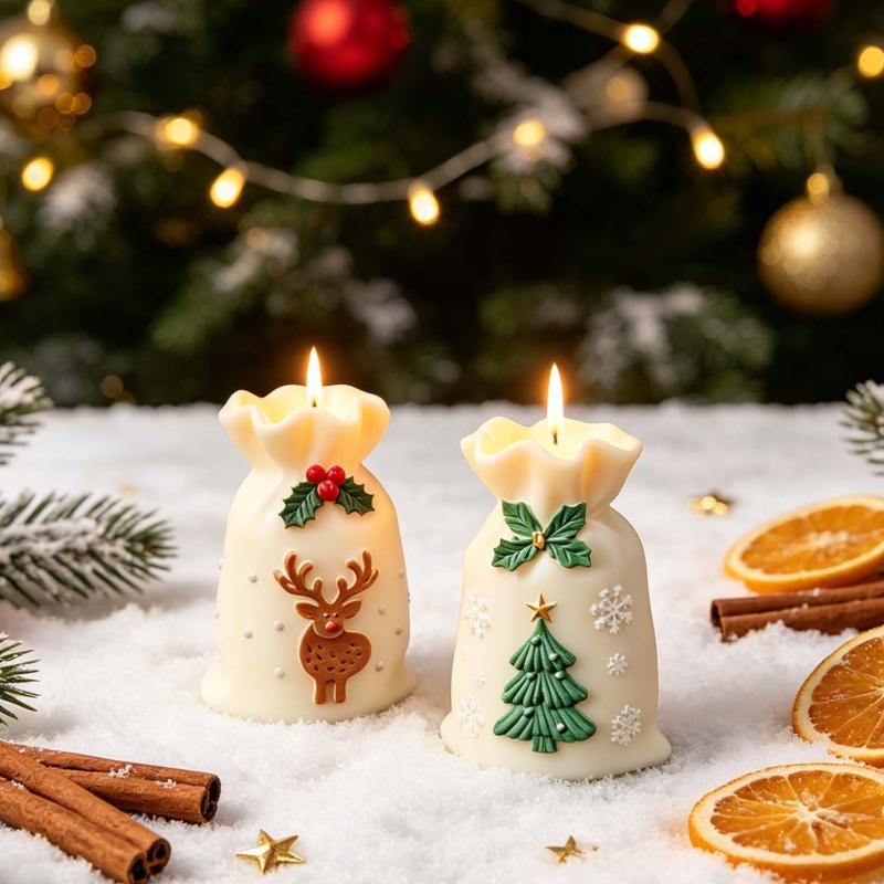 재사용 가능한 산타 가방 실리콘 몰드, 간편 분리 디자 - Art And Craft For Xmas 리뷰 및 가격