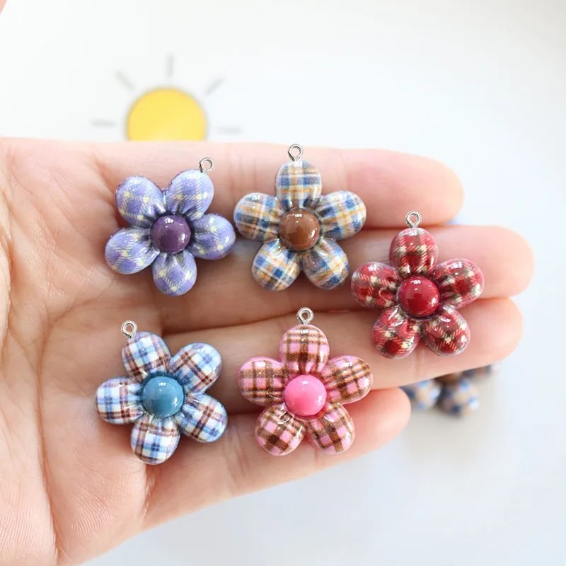 10개입 달콤한 꽃 모양 플래너 레진 펜던트, 쥬얼리  - Art Craft Accessories 리뷰 및 가격