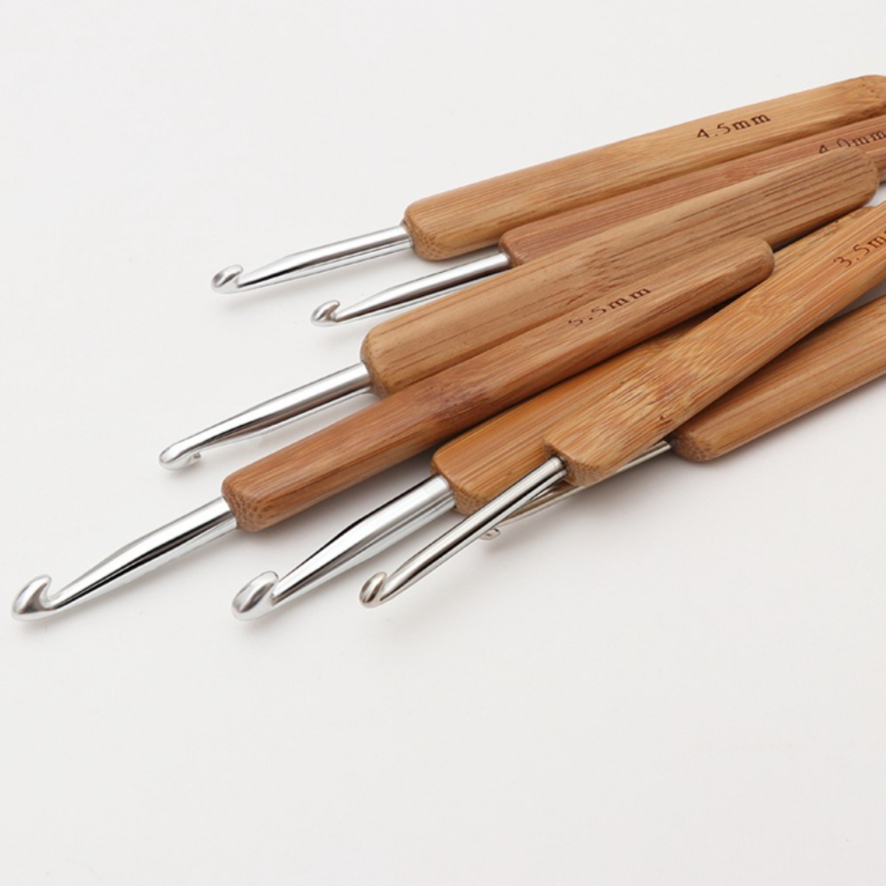 1개 대나무 크로셰 바늘 손잡이 인체공학적 0.5mm- - Crochet Hook Set 리뷰 및 가격