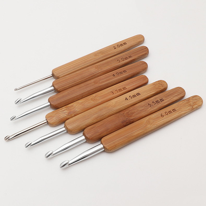1개 대나무 크로셰 바늘 손잡이 인체공학적 0.5mm- - Crochet Hook Set 리뷰 및 가격