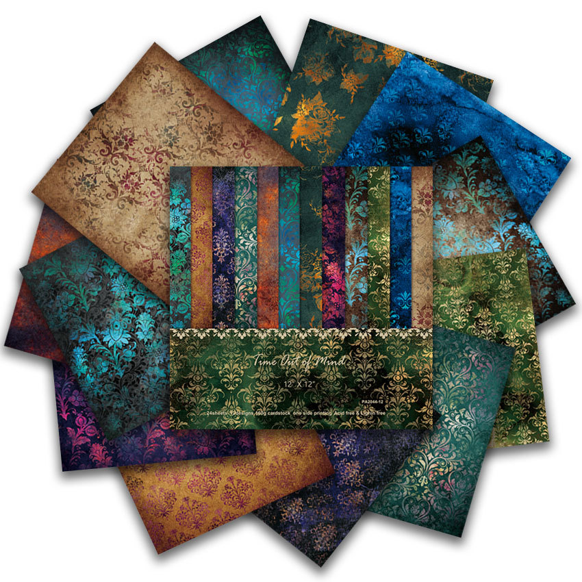 24 시트 30x30cm 스크랩북 종이 패드 12 인치 - Art Craft Journals 리뷰 및 가격
