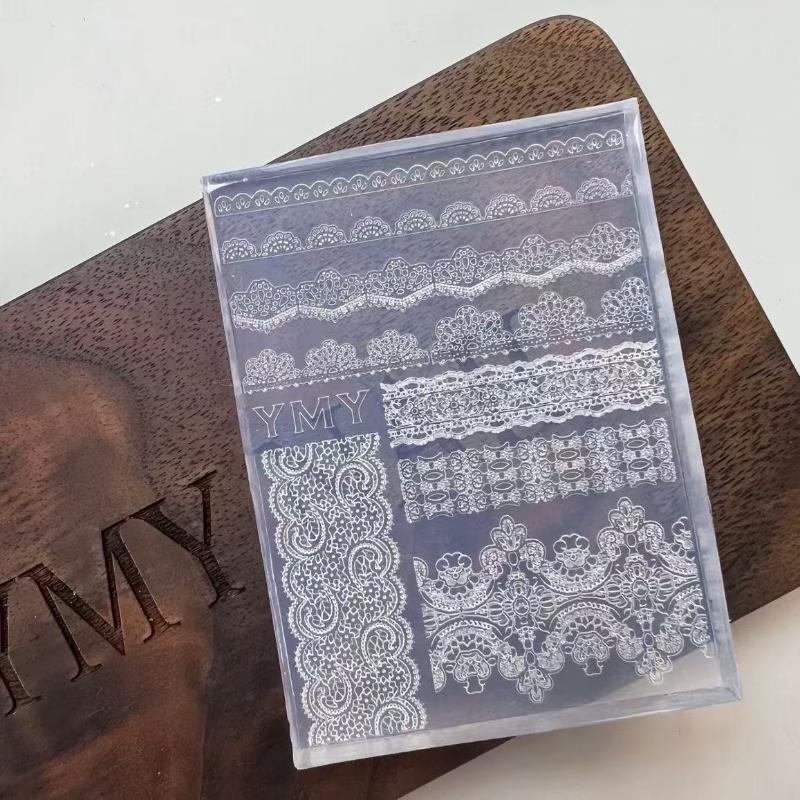 (.) 3D 실리콘 네일 몰드 DIY 릴리프 레이스 리 - Art Craft Template 리뷰 및 가격