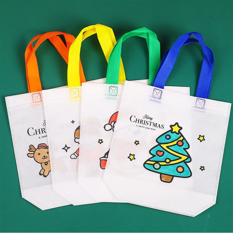 만화 크리스마스 DIY 그래피티 백, 수제 그림 부직포 - Art And Craft For Xmas 리뷰 및 가격