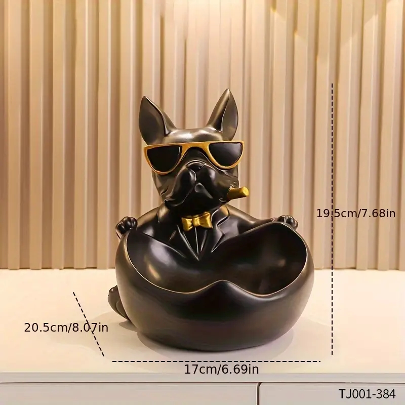창의적인 선글라스를 쓴 멋진 강아지 조각상, 불독 조각 - Art And Craft Sunglasses 리뷰 및 가격