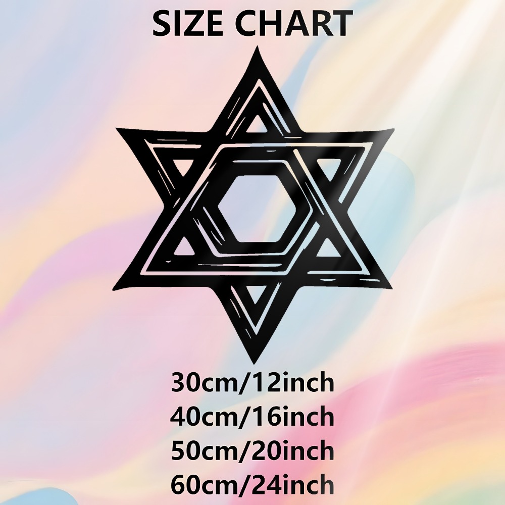 CIFBUY 철제 벽 장식 다윗의 별 금속 조각품 벽걸 - Art & Craft Teacher Vacancy 리뷰 및 가격