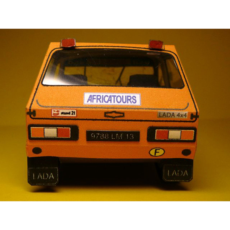 LADA NIVA 1985 1:32 다카르 랠리 자동차 - Art Craft Cardboard 리뷰 및 가격
