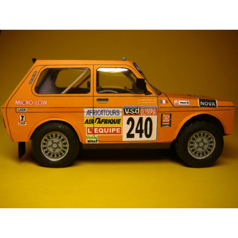 LADA NIVA 1985 1:32 다카르 랠리 자동차 - Art Craft Cardboard 리뷰 및 가격