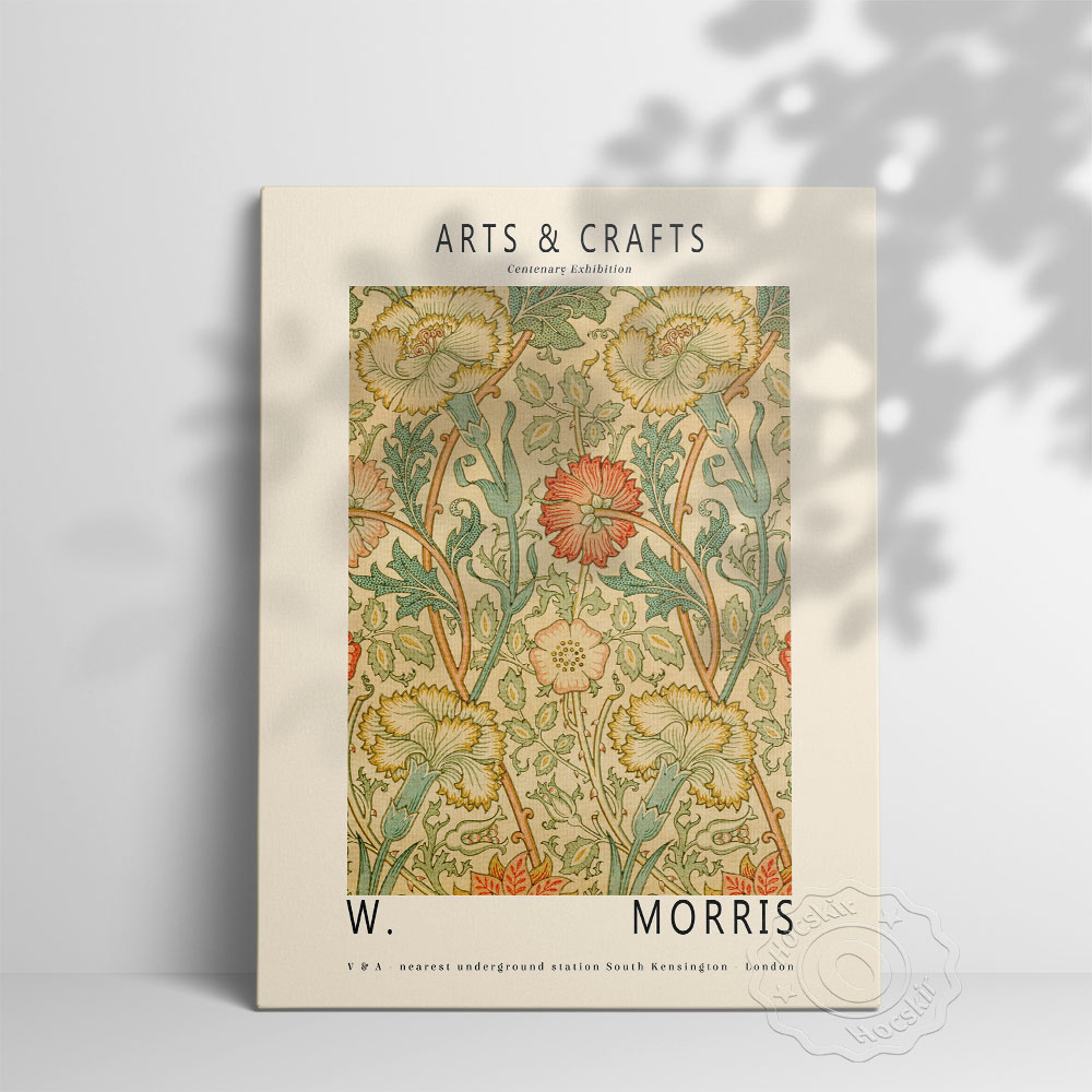 윌리엄 모리스 전시 포스터, 예술 및 공예 운동 벽 예 - Art Craft Museum 리뷰 및 가격