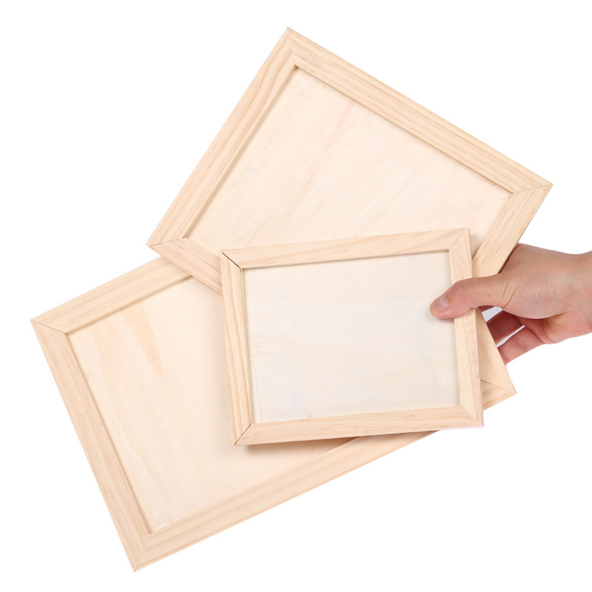 2Pcs 빈 나무 그림 프레임 세트 DIY 아트 공예  - Art Craft Furniture 리뷰 및 가격