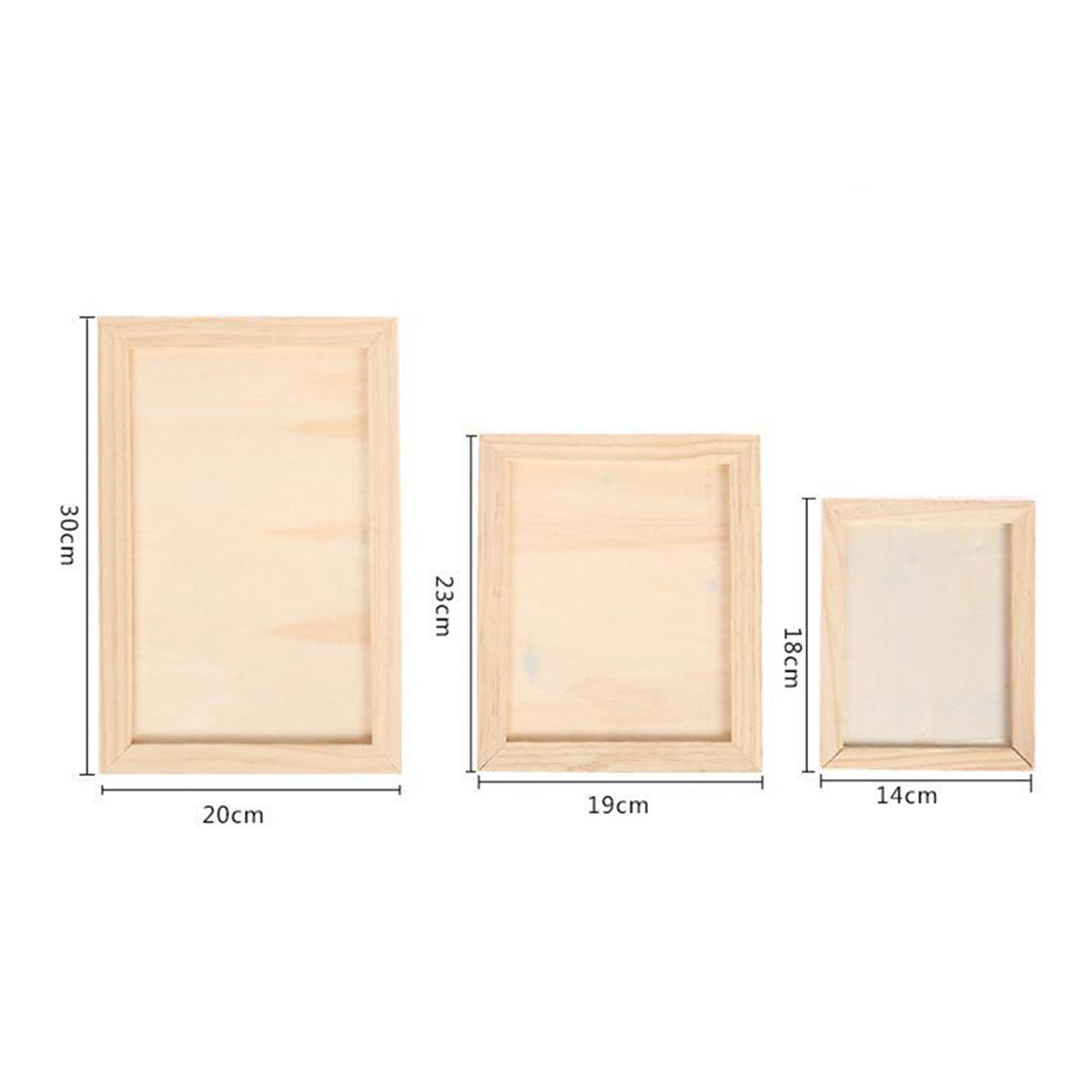 2Pcs 빈 나무 그림 프레임 세트 DIY 아트 공예  - Art Craft Furniture 리뷰 및 가격