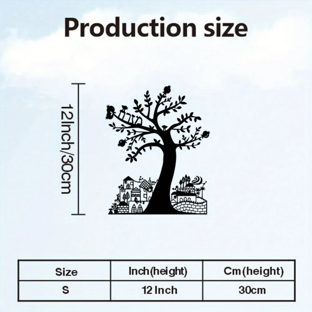 CIFBUY 금속 벽 장식 석류나무 예루살렘 문양 철제 - Art Craft & Architecture 리뷰 및 가격
