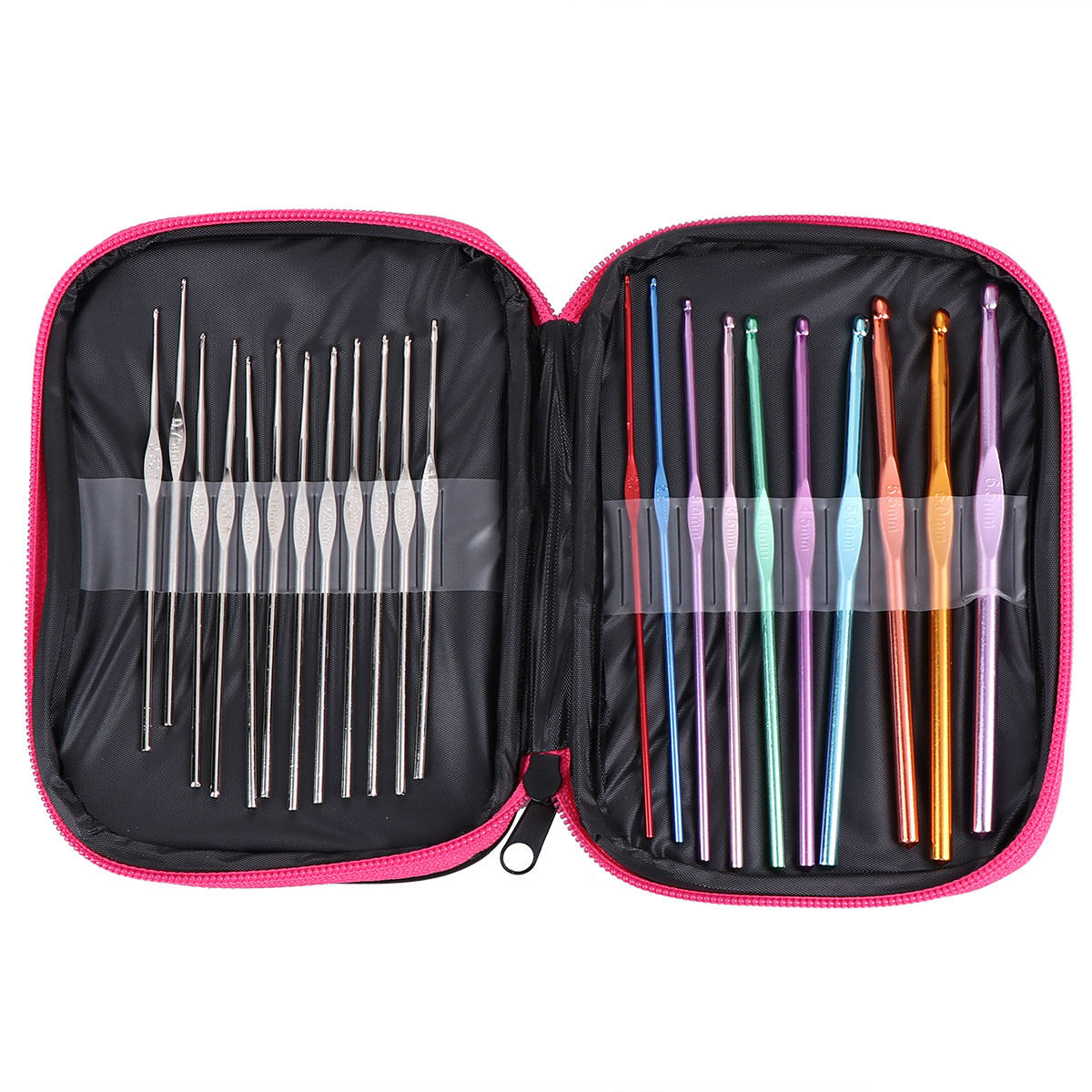 22개 크로셰 바늘 세트 알루미늄 합금 다색 내구성 방 - Crochet Hook Set 리뷰 및 가격