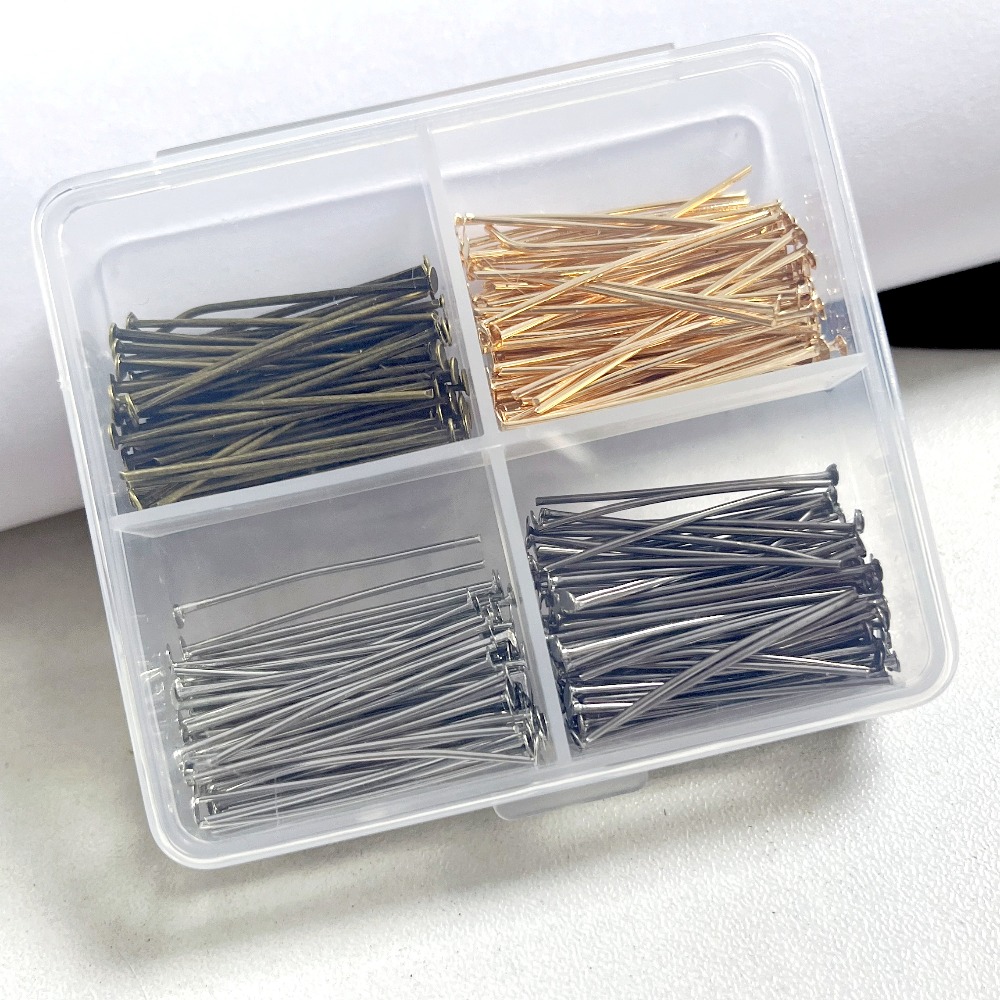 400pcs 혼합 철 헤드 핀 30mm 플랫 헤드 철  - Art Craft Accessories 리뷰 및 가격