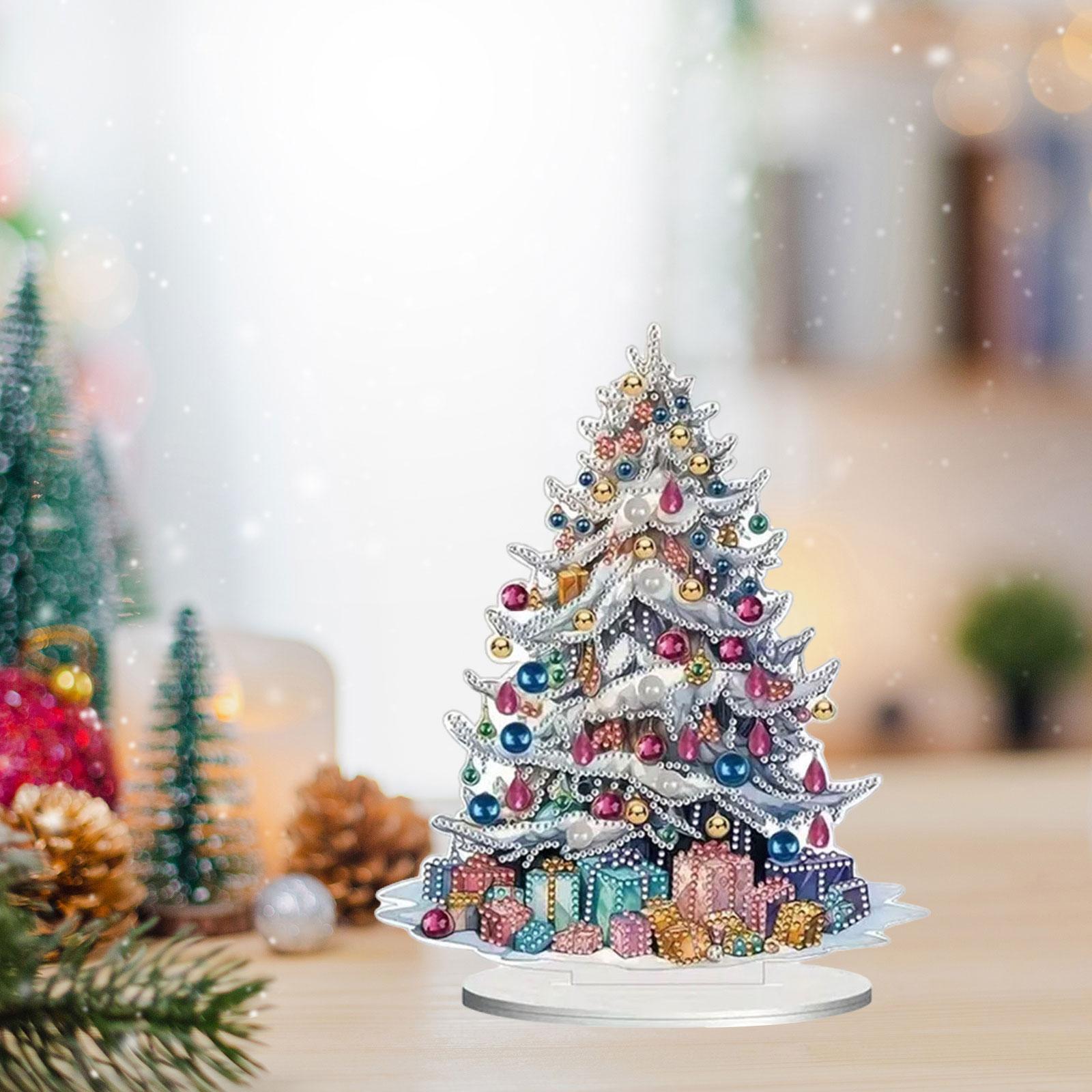 크리스마스 트리 데스크탑 장식 크리스마스 탁상 장식품  - Art And Craft For Xmas 리뷰 및 가격