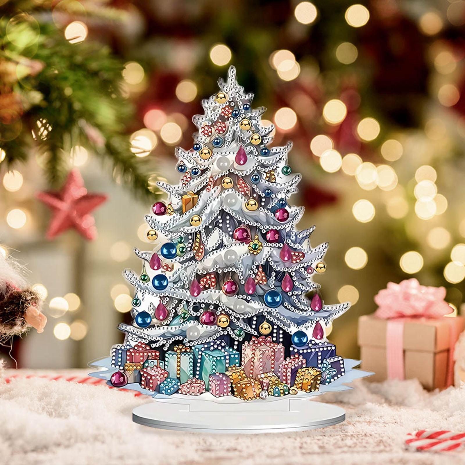 크리스마스 트리 데스크탑 장식 크리스마스 탁상 장식품  - Art And Craft For Xmas 리뷰 및 가격
