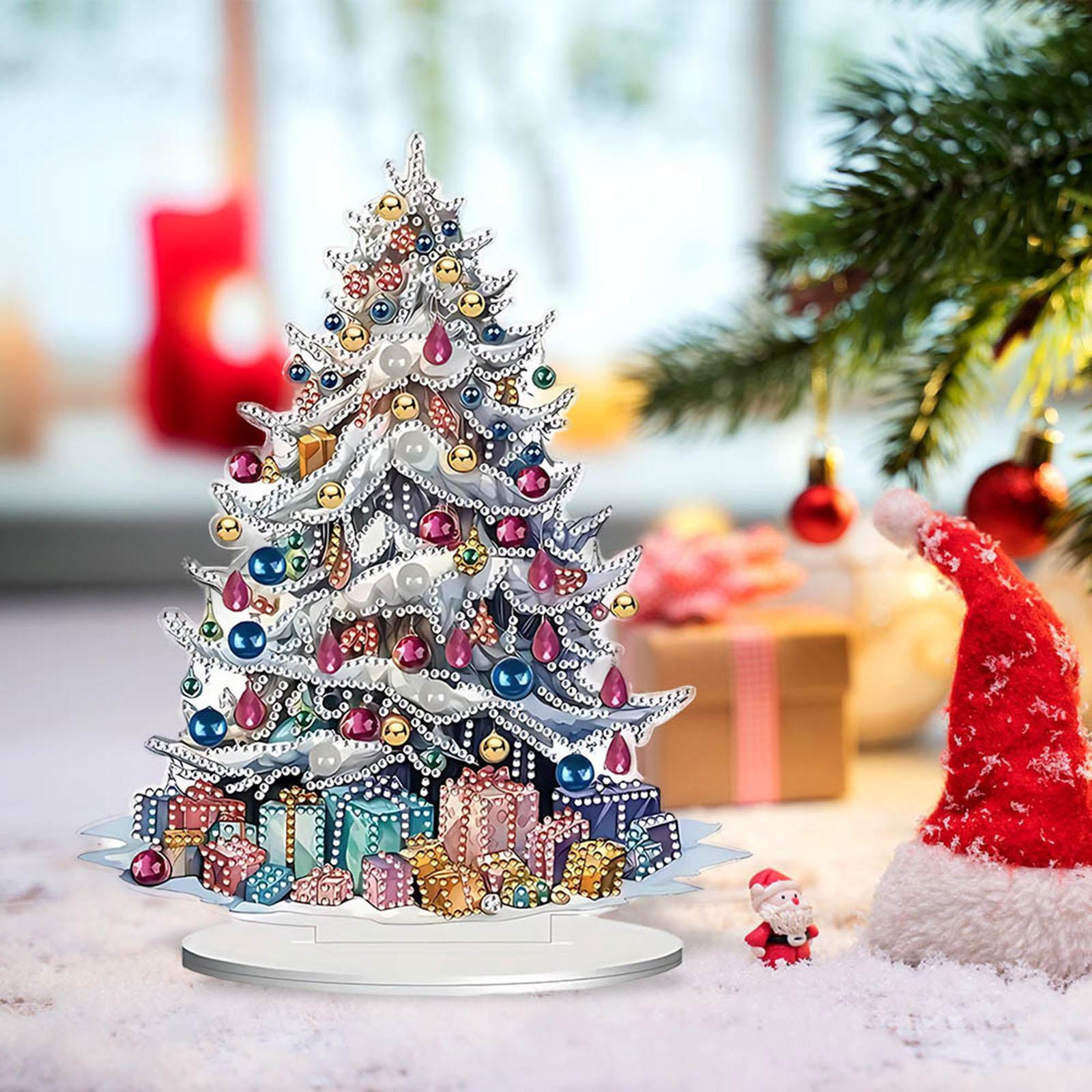 크리스마스 트리 데스크탑 장식 크리스마스 탁상 장식품  - Art And Craft For Xmas 리뷰 및 가격