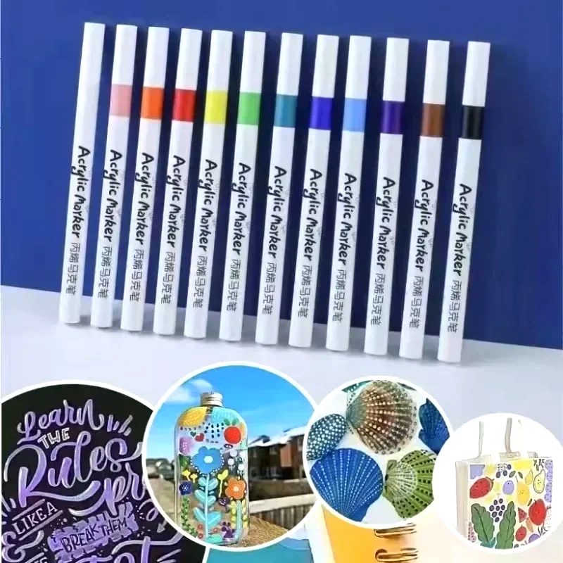 소프트 팁 아크릴 마커 펜 세트 12~60가지 선명한  - Art Craft 4 Years Old 리뷰 및 가격