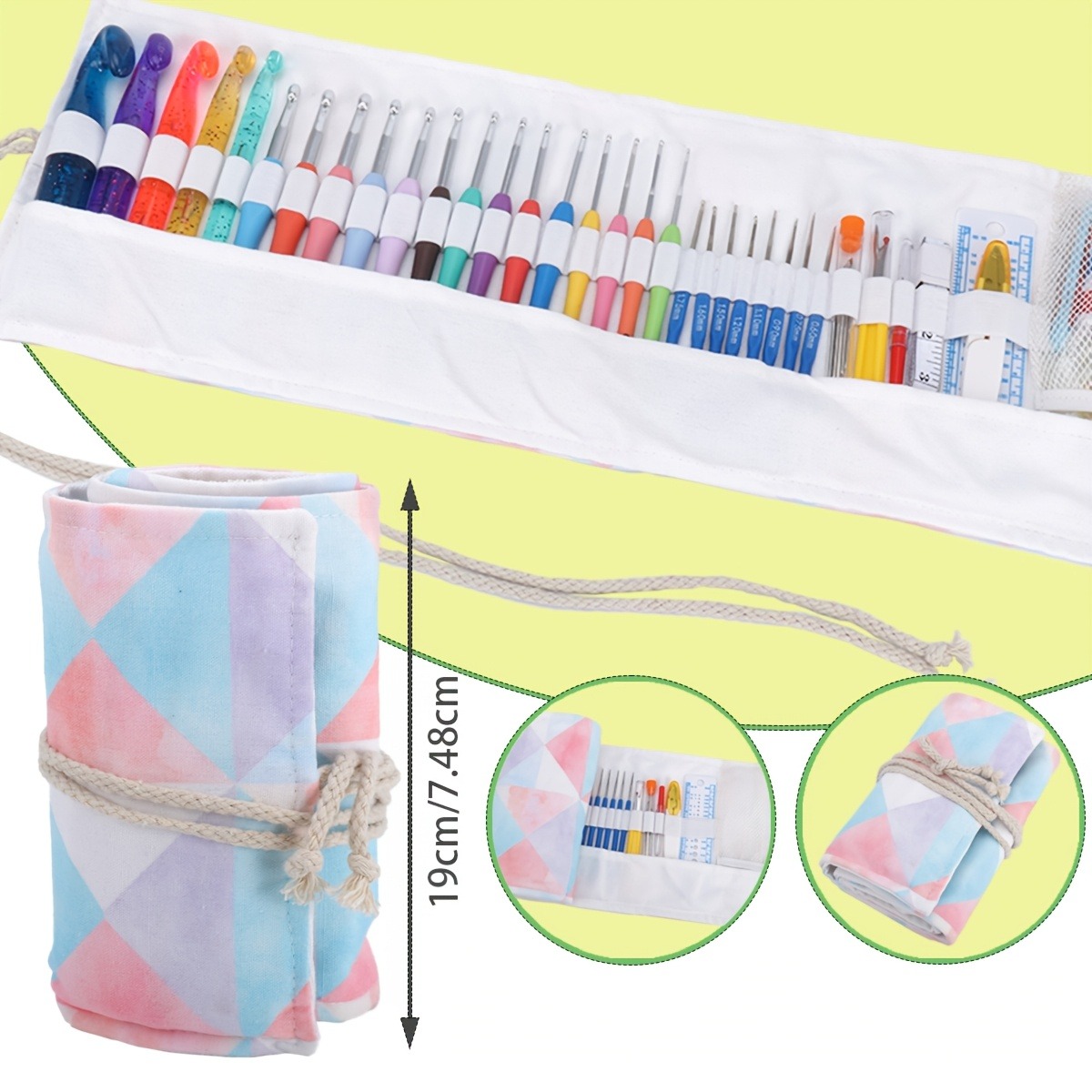 118개 크로셰 바늘 세트, 인체공학적 디자인의 크로셰 - Crochet Hook Set 리뷰 및 가격