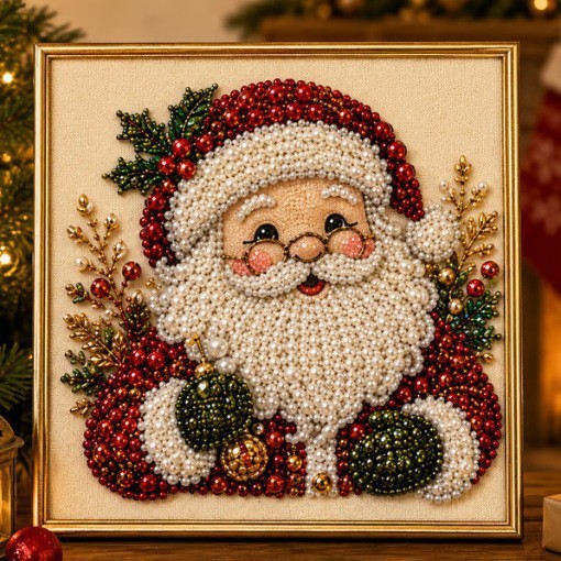 크리스마스 3D 진주 아트 DIY 키트 산타 다이아몬드 - Art And Craft For Xmas 리뷰 및 가격