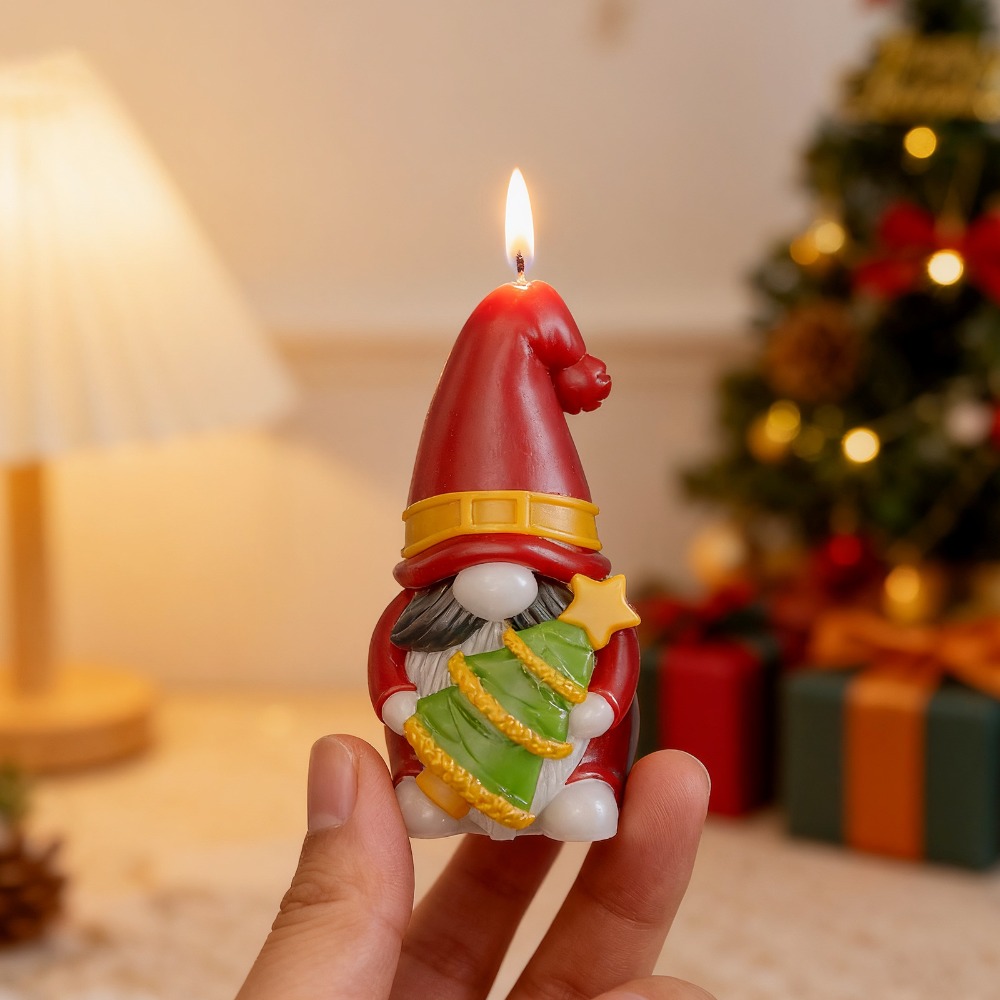 크리스마스 난쟁이 실리콘 캔들 몰드 DIY 인형 크리스 - Art And Craft For Xmas 리뷰 및 가격