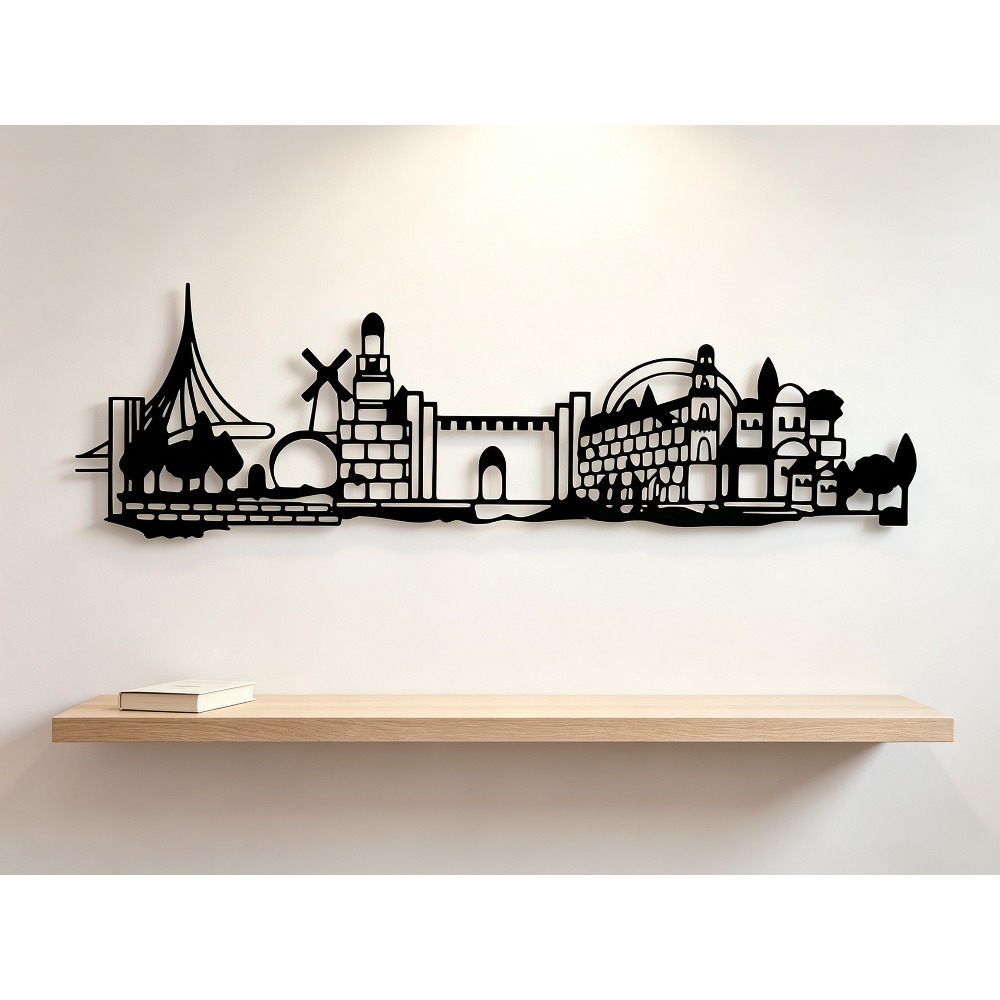 CIFBUY 금속 벽 장식 예술품, 예루살렘 스카이라인 - Art & Craft Clipart 리뷰 및 가격