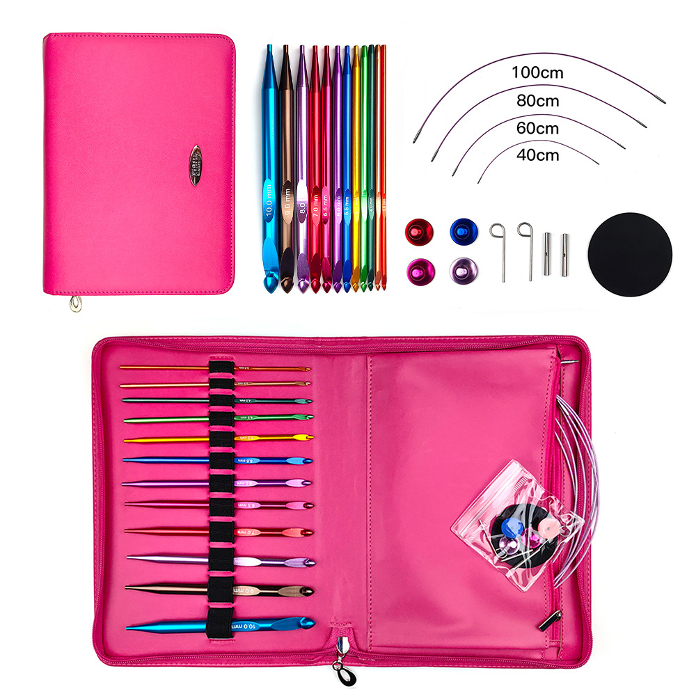 튀니지 크로셰 뜨개질 바늘 세트 - Crochet Hook Set 리뷰 및 가격
