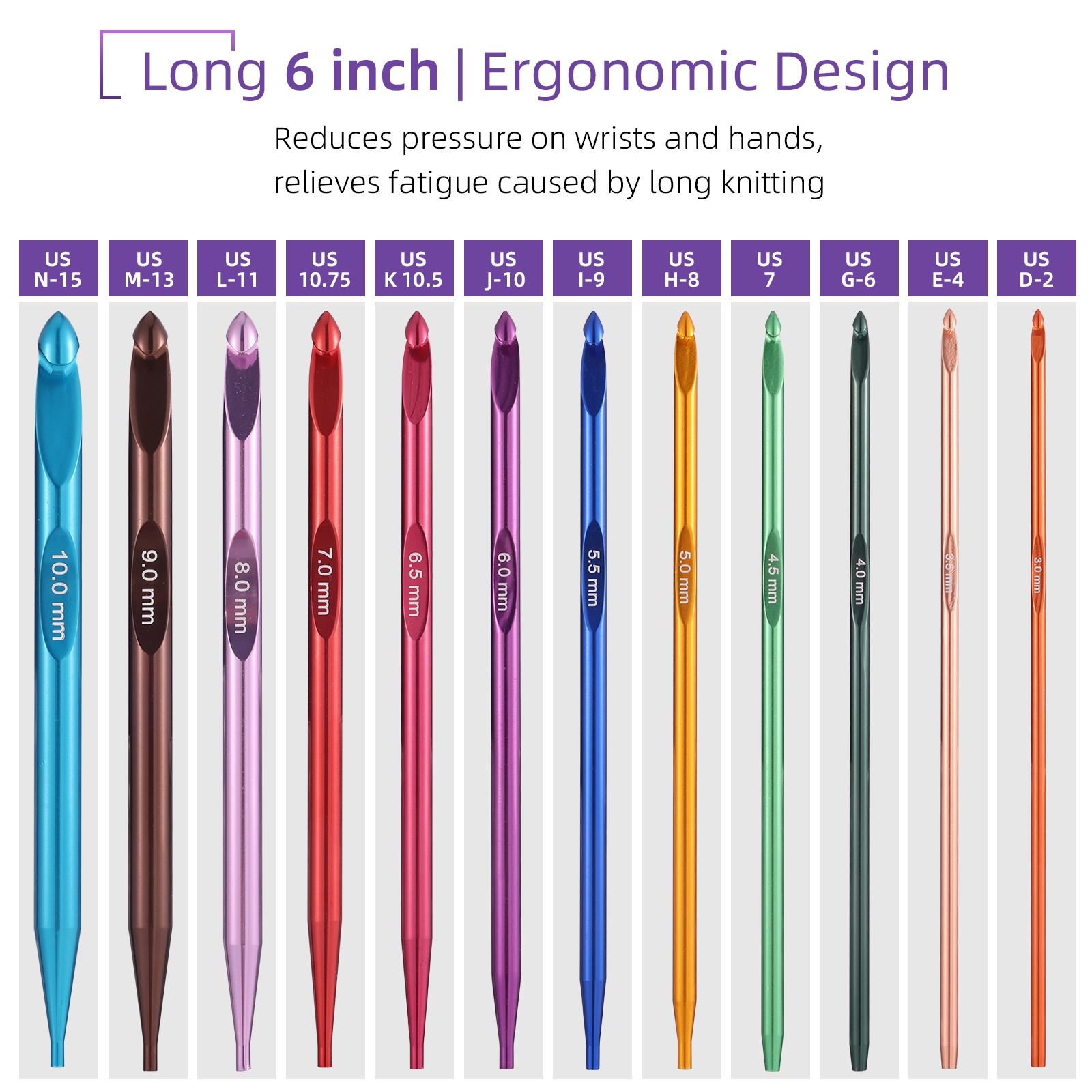 튀니지 크로셰 뜨개질 바늘 세트 - Crochet Hook Set 리뷰 및 가격