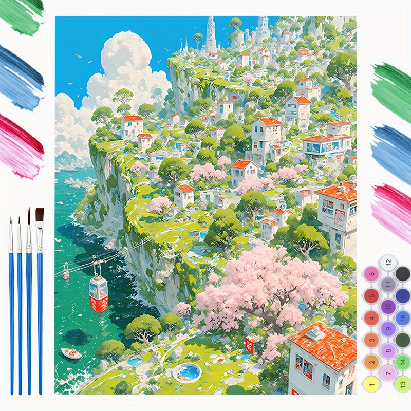 페인트 바이 넘버스 키트 성인 초보자용 40X50CM  - Art Craft Game 리뷰 및 가격