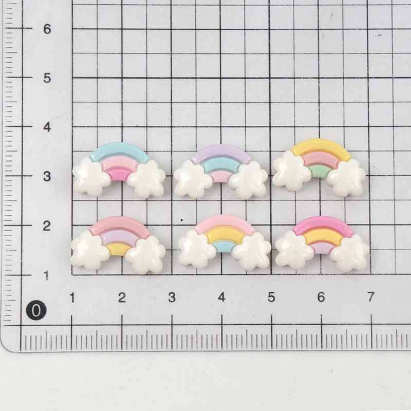 30Pcs/300pcs 미니 수지 레인보우 플랫 스크랩 - Art Craft 4 Years Old 리뷰 및 가격