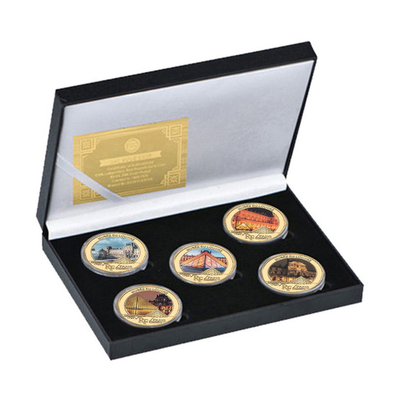 루브르 박물관 금박 기념 주화, 파리 루브르 챌린지 동 - Art Craft Museum 리뷰 및 가격