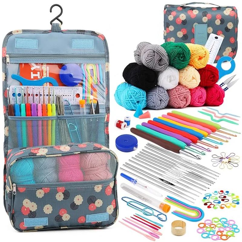 뜨개질 코바늘 세트 가정용 바느질 도구 DIY 공예 코 - Crochet Hook Set 리뷰 및 가격