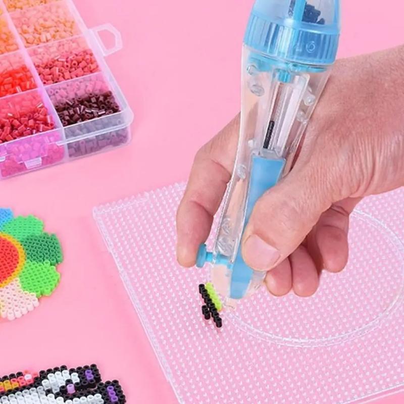 새로운! 퍼러 비즈 펜 DIY 도구 어린이 퍼즐 자동  - Art Craft Accessories 리뷰 및 가격