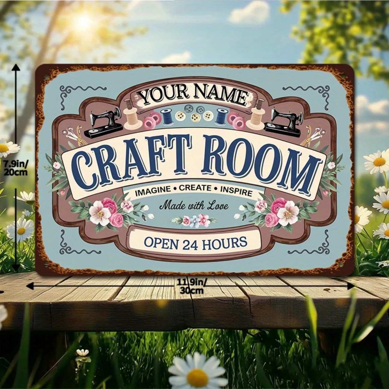 맞춤형 금속 공예실 간판, 레트로 감성의 벽 장식 (아 - Art Craft Room 리뷰 및 가격
