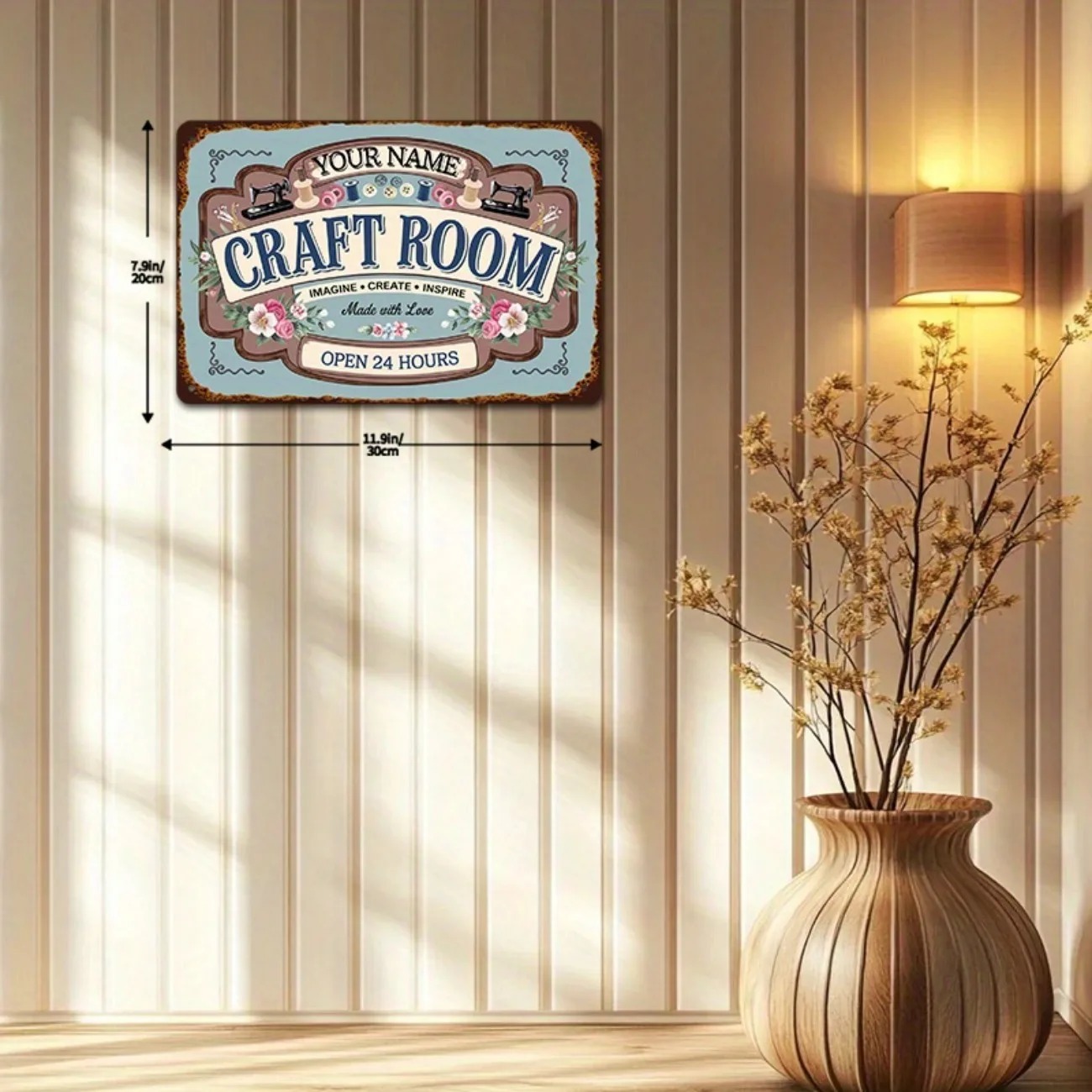 맞춤형 금속 공예실 간판, 레트로 감성의 벽 장식 (아 - Art Craft Room 리뷰 및 가격