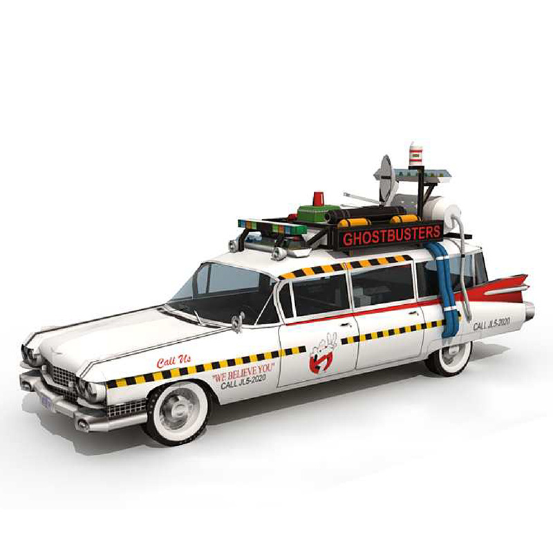 Ghostbusters 자동차 Ecto-1A 1:20  - Art Craft Cardboard 리뷰 및 가격