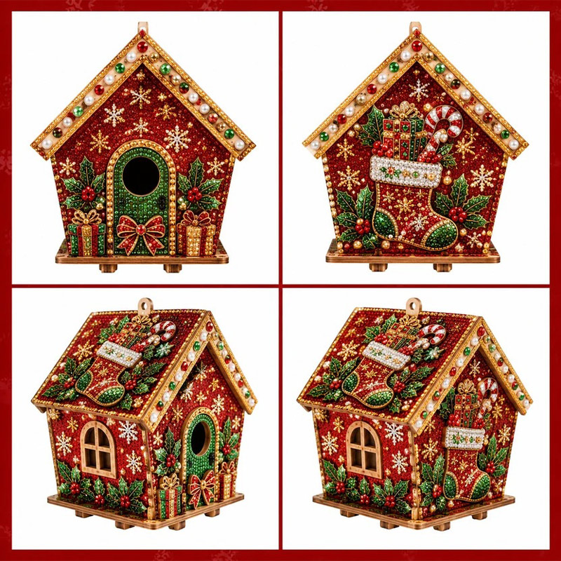 크리스마스 DIY 진주 아트 조립 하우스 키트 산타클로 - Art And Craft For Xmas 리뷰 및 가격