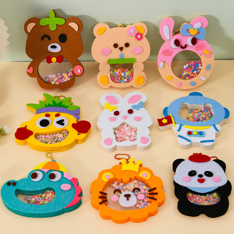 DIY 동물 쉐이크 펜던트 아트 공예 키트 (어린이용, - Art Craft 4 Years Old 리뷰 및 가격